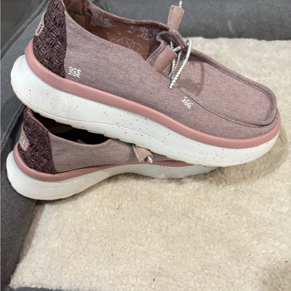 Hey Dude Women's Mauve Sneakers